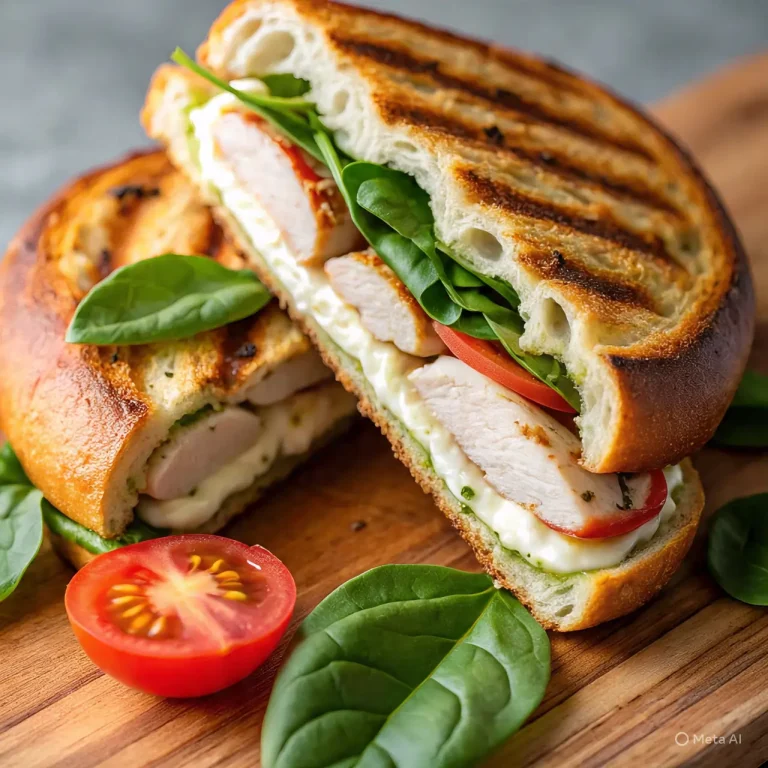 Chicken Caprese Panini