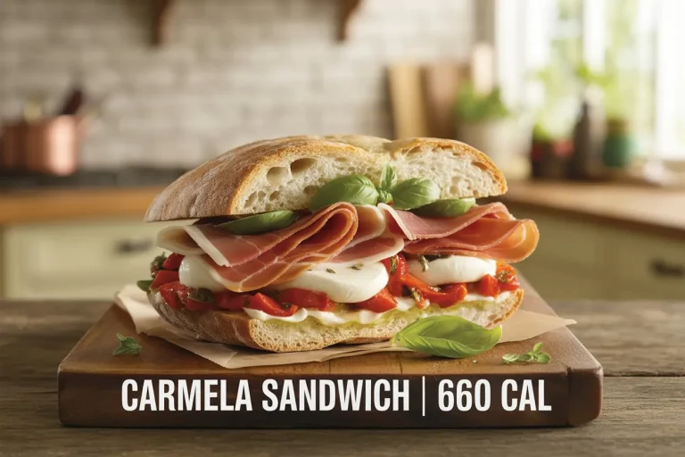 Carmela Sandwich 660 cal